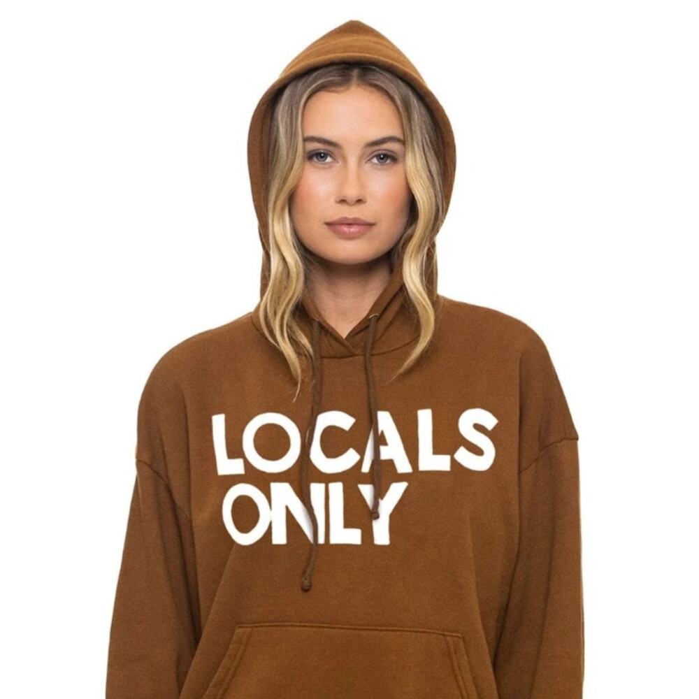 NWT Aviator Nation Locals Only Pullover | Color Cinnamon | Size M